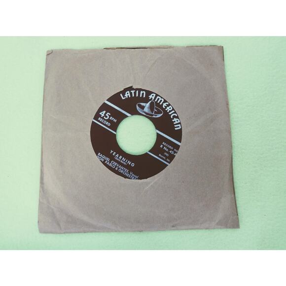 Don Pablo / Raquel Cervantes - Yearning - 45rpm Vinyl‎ Record Single - Picture 10 of 10